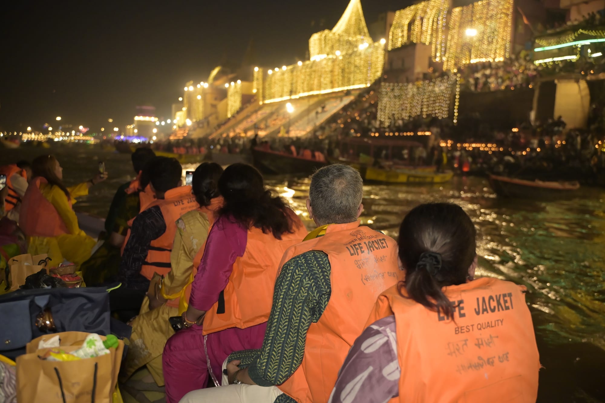 A night of light on the Ganges