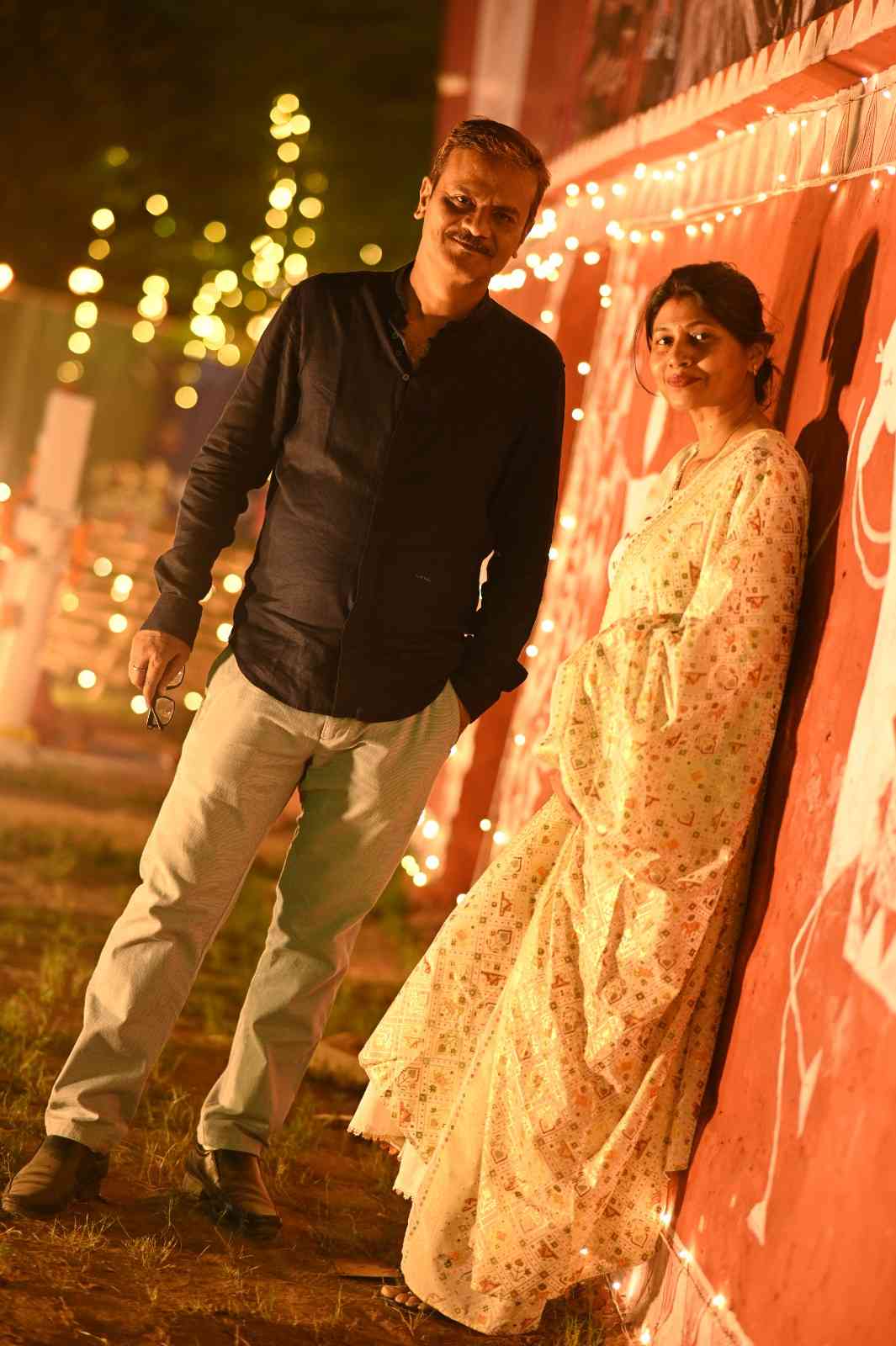 Happy guests taking photos during the event.